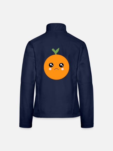 Sauer Orange Geschenk Lustiges Weihnachtsgeschenk - Frauen Softshelljacke - Navy