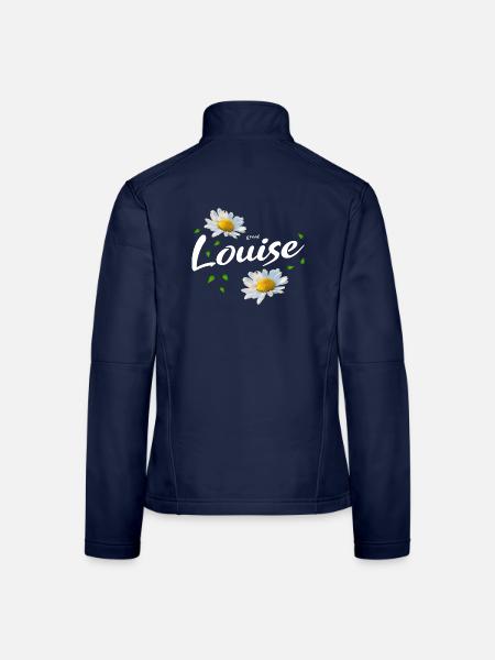 Louise - Frauen Softshelljacke - Navy - Hinten