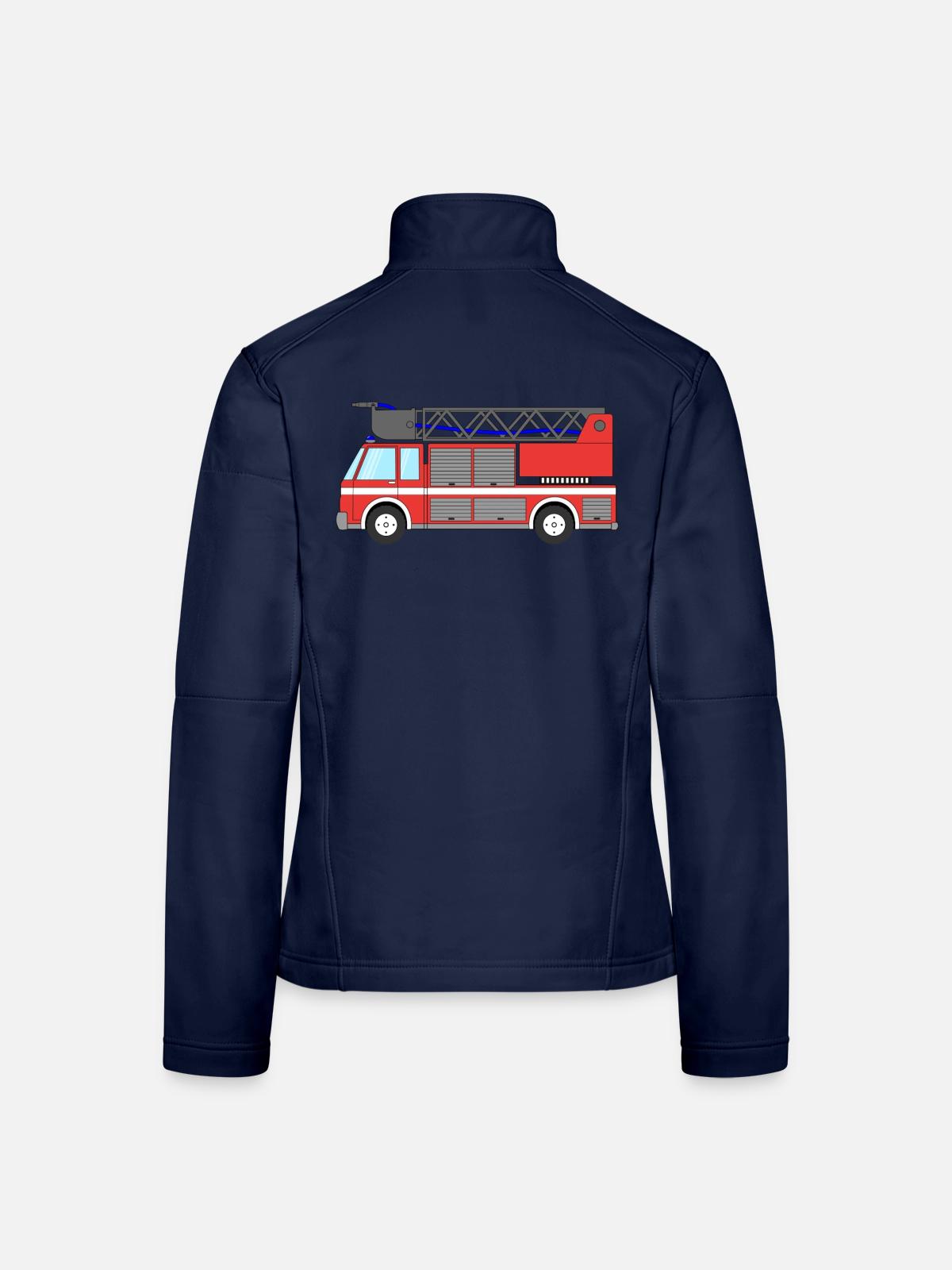 Fire engine Fire engine - Women's Softshell Jacket - navy - Back