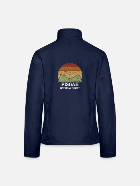 Pisgah National Forest - Frauen Softshelljacke - Navy - Hinten
