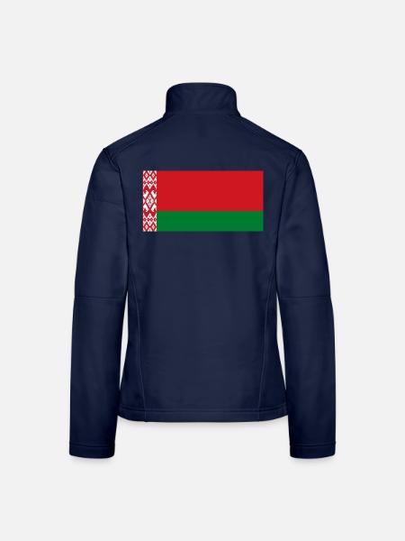 Belarus - Frauen Softshelljacke - Navy - Hinten