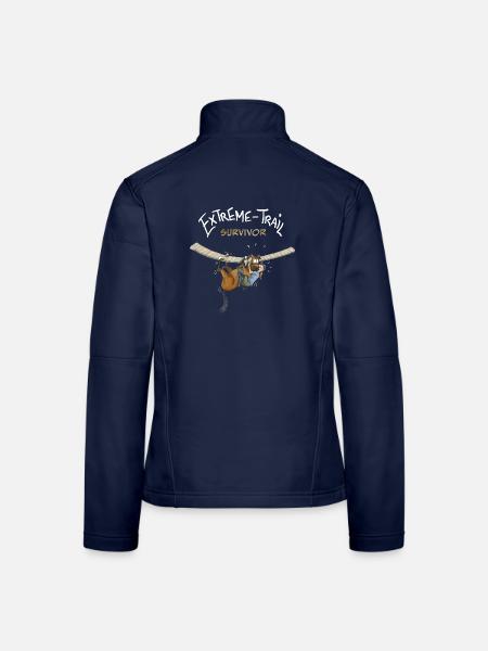 Extreme-Trail Survivor - Frauen Softshelljacke - Navy - Hinten