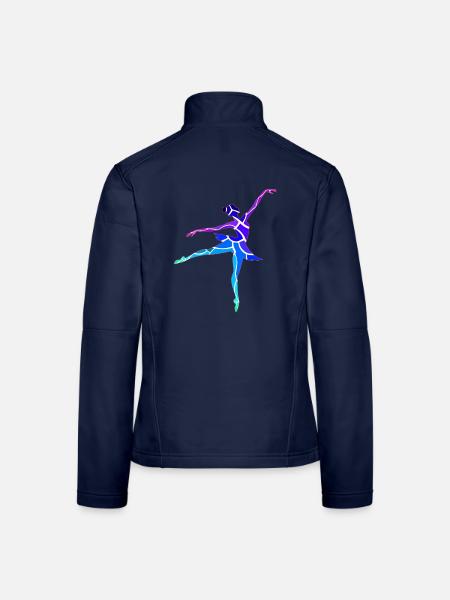Danseur - Veste en tissu softshell Femme - bleu marine