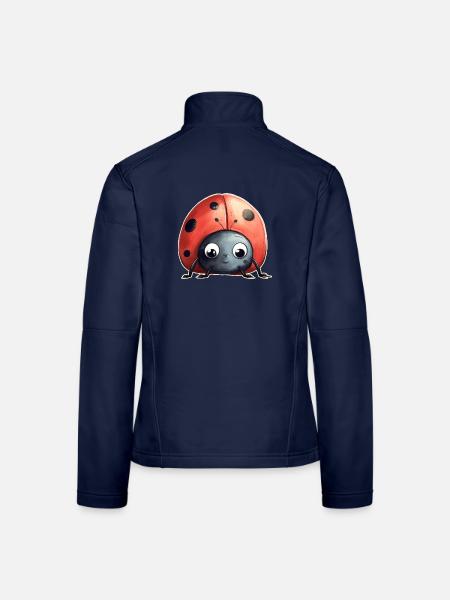 Marienkäfer - Frauen Softshelljacke - Navy