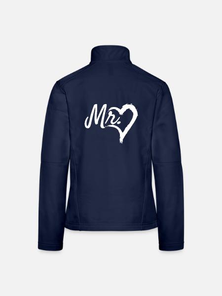 Mr Herz Symbol - Frauen Softshelljacke - Navy