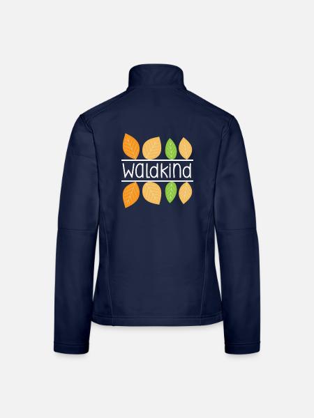Waldkind - Frauen Softshelljacke - Navy