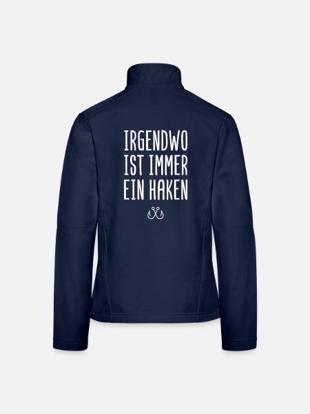 Streetfishing lustiger Fischer Spruch Fischen - Frauen Softshelljacke - Navy