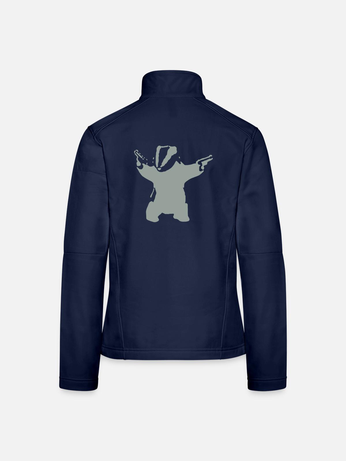 Badger Cull - Frauen Softshelljacke - Navy - Hinten