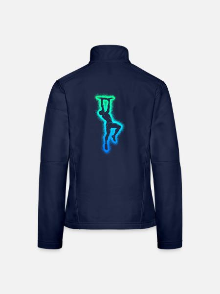 Bouldern Bergsteigen Kletterer Jungen Klettern - Frauen Softshelljacke - Navy