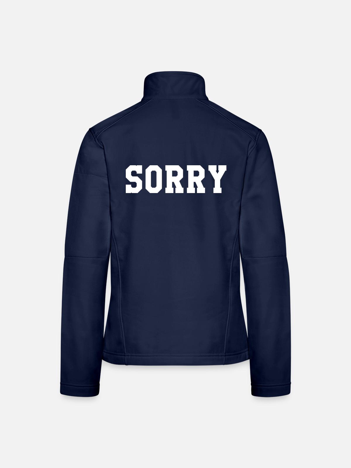 Sorry - Frauen Softshelljacke - Navy - Hinten