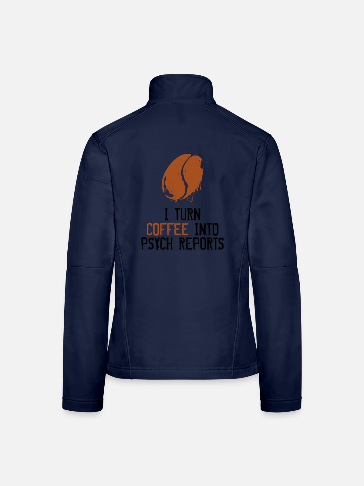 psychologist - Women's Softshell Jacket - navy - Back