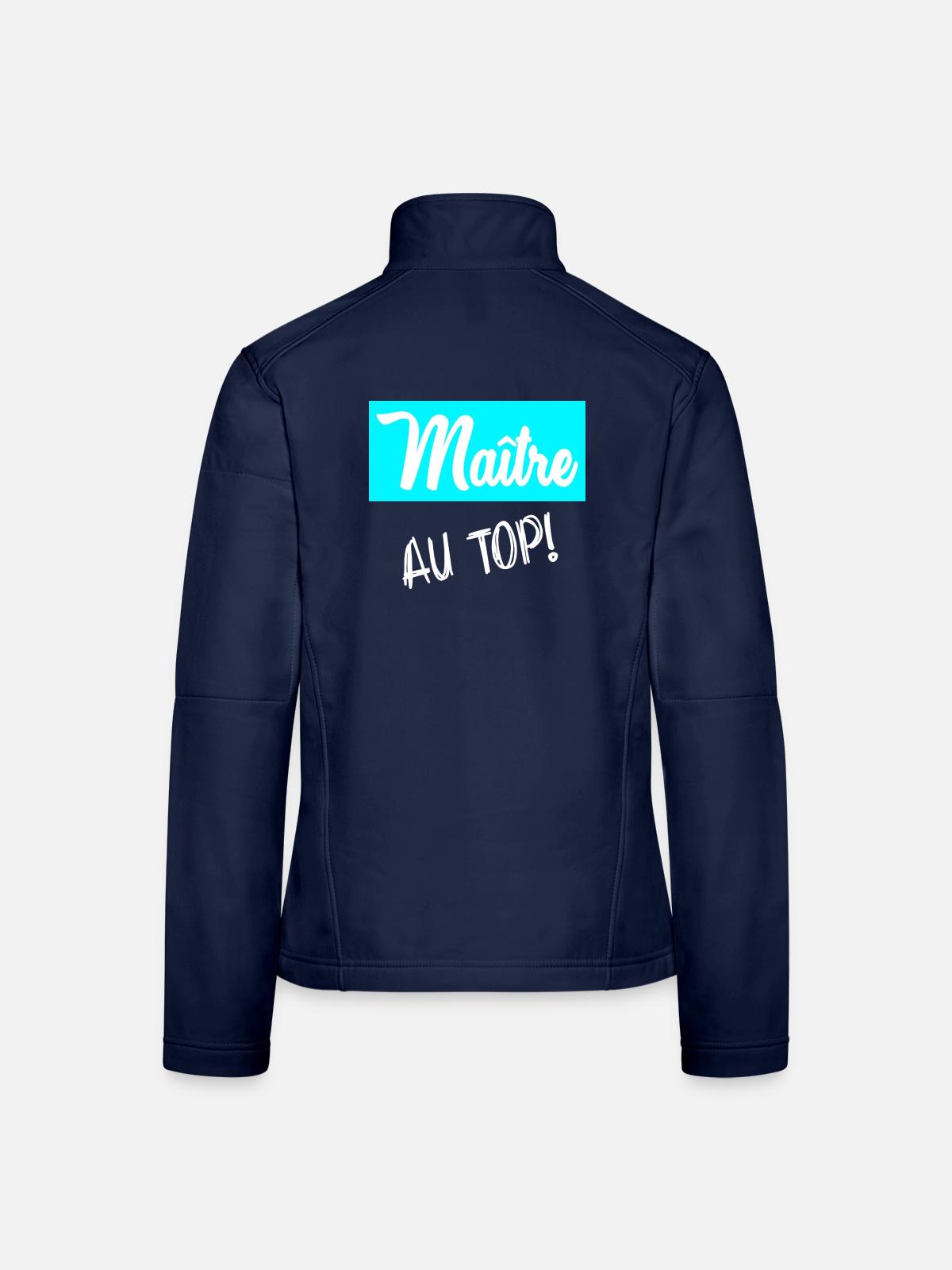 MASTER. MASTER - Women's Softshell Jacket - navy - Back