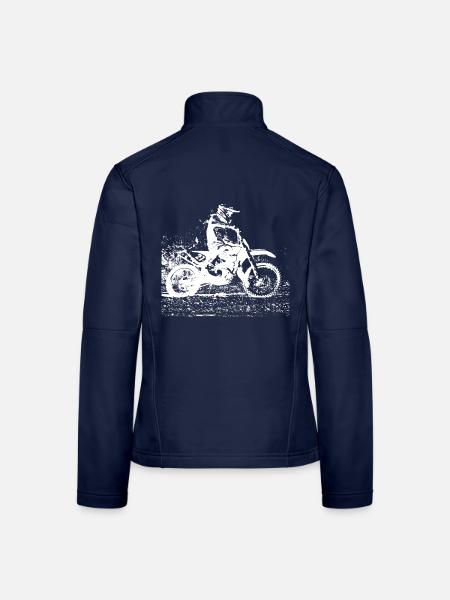 enduro weiss - Frauen Softshelljacke - Navy