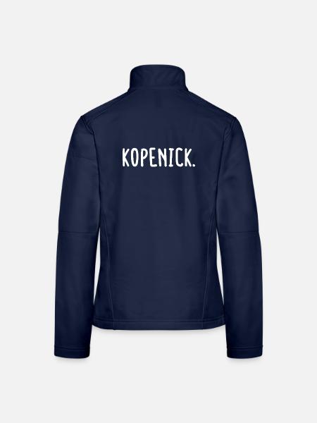 Köpenick Berlin Bezirk Fancy - Frauen Softshelljacke - Navy - Hinten