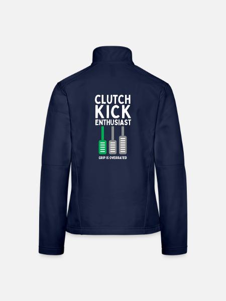 Clutch Kick Enthusiast - Frauen Softshelljacke - Navy