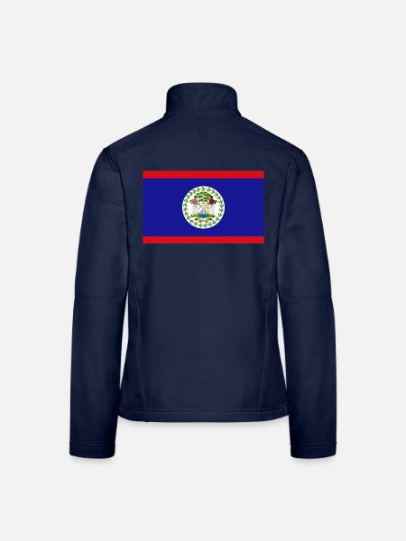 Belize - Frauen Softshelljacke - Navy - Hinten