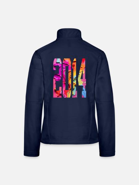 BUNT 12TH BIRTHDAY 2014 - Women's Softshell Jacket - navy - Back