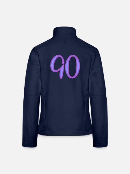 90 - Frauen Softshelljacke - Navy - Hinten