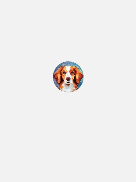 Kooikerhondje Hunderasse Aquarell Illustration - Frauen Softshelljacke - Navy