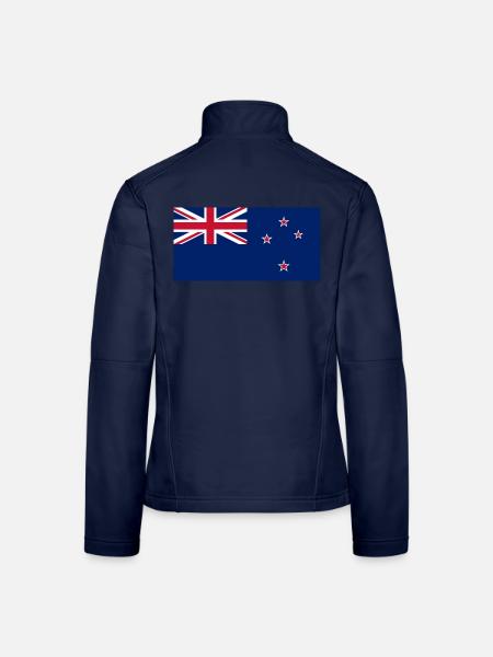 Neuseeland - Frauen Softshelljacke - Navy - Hinten