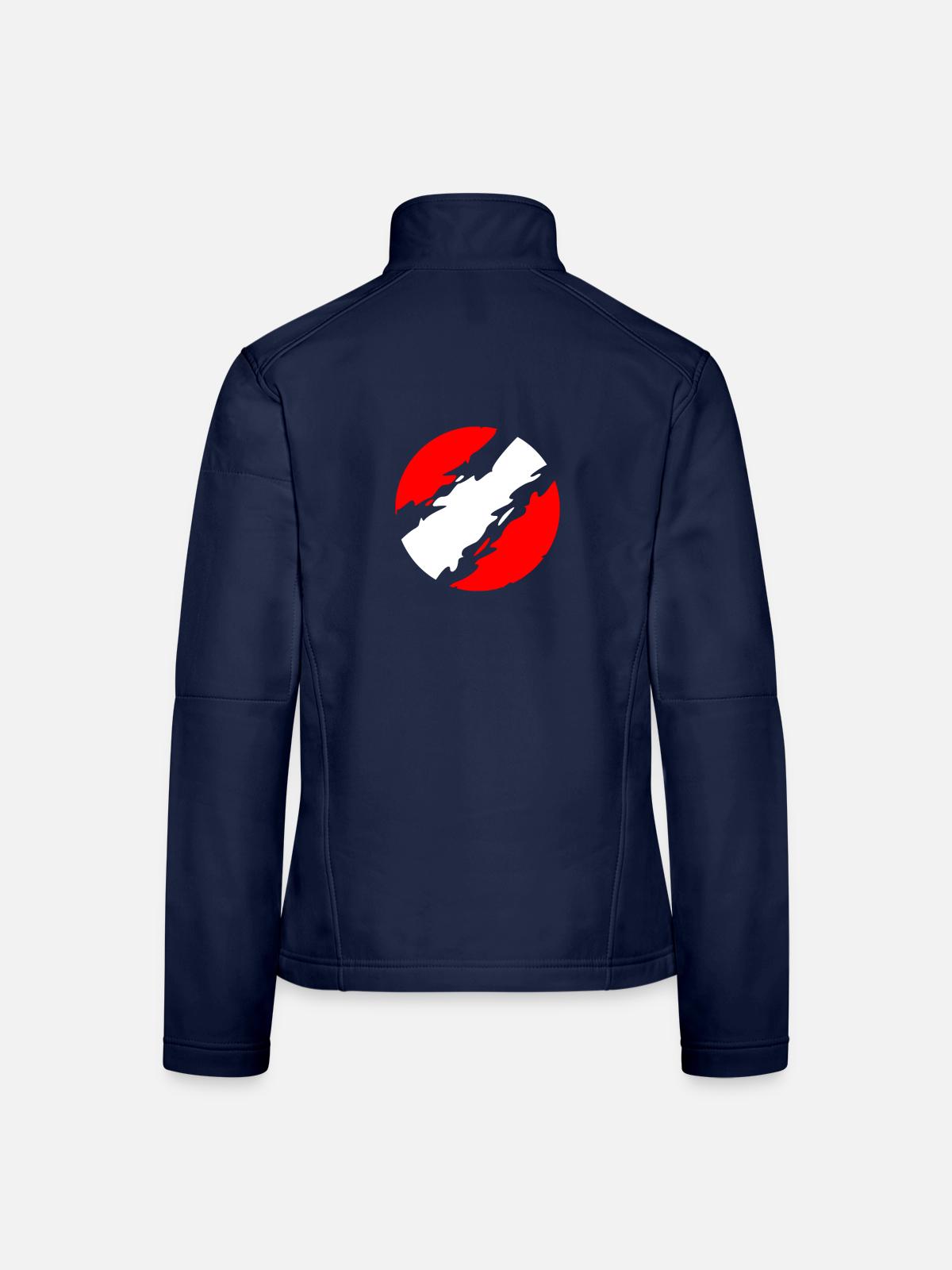 Georgia - Women's Softshell Jacket - navy - Back
