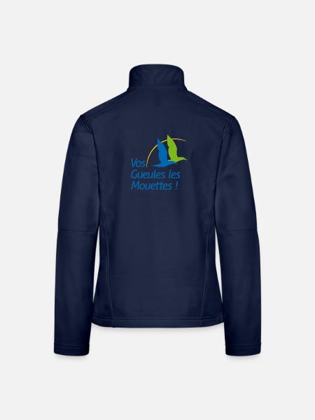 Charentes Maritimes - Vos Gueules Les Mouettes ! - Veste en tissu softshell Femme - bleu marine