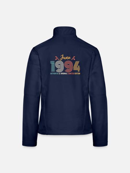Juni 1994 Geburtstag Juni 1994 Retro Juni - Frauen Softshelljacke - Navy