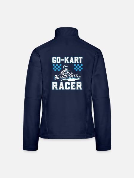 Go-Kart Racer Gokart - Frauen Softshelljacke - Navy