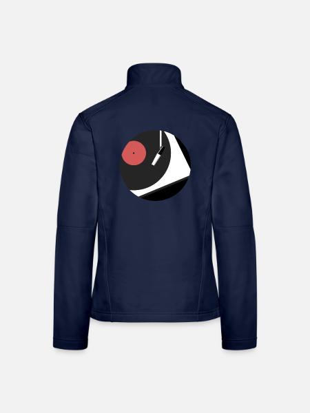 Plattenspieler - Frauen Softshelljacke - Navy