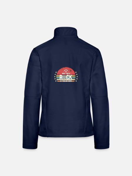 Wait I See A Rock - Frauen Softshelljacke - Navy