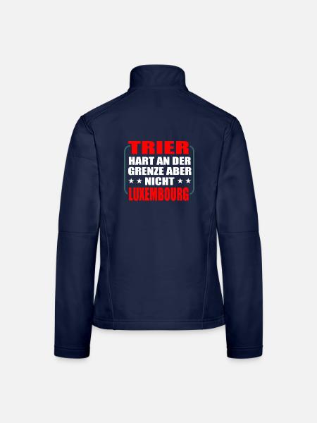 Trier - Frauen Softshelljacke - Navy - Hinten