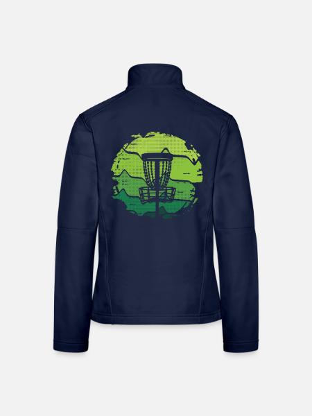 Disc Golf Spieler Frisbee Friesbeesport Discgolf - Frauen Softshelljacke - Navy