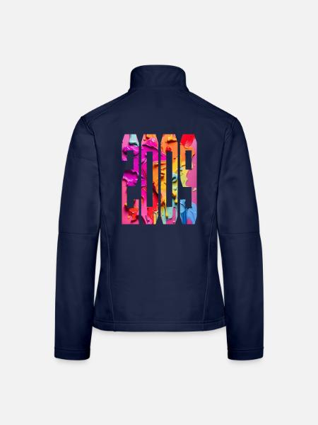 BUNT 17TH BIRTHDAY 2009 - Women's Softshell Jacket - navy - Back