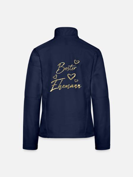 Bester Ehemann Gold - Frauen Softshelljacke - Navy