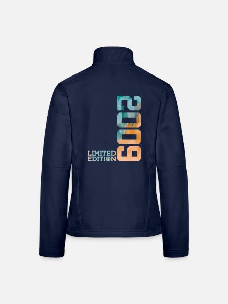 17TH BIRTHDAY LIMITED EDITION 2009 - Women's Softshell Jacket - navy - Back