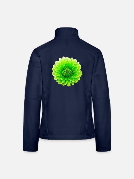 Blume - Frauen Softshelljacke - Navy