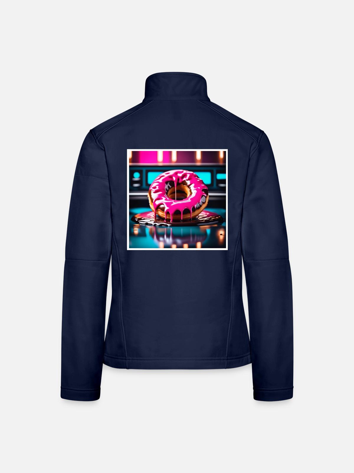 Donut 2 - Frauen Softshelljacke - Navy - Hinten