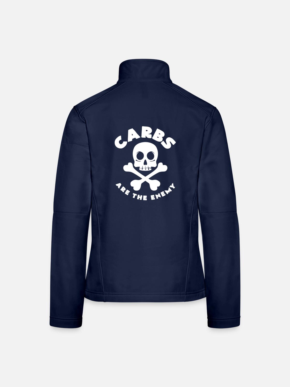 keto - Women's Softshell Jacket - navy - Back