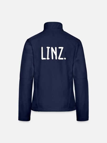 Linz Österreich Austria Fancy - Frauen Softshelljacke - Navy - Hinten