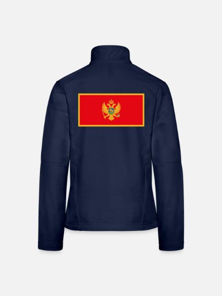 Montenegro - Frauen Softshelljacke - Navy - Hinten