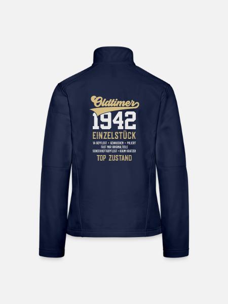 84. GEBURTSTAG OLDTIMER 1942 - Frauen Softshelljacke - Navy