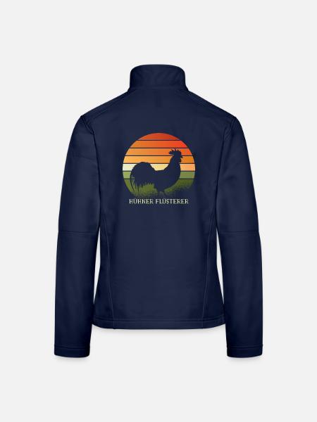 Rooster of the Chicken Whisperers - Women's Softshell Jacket - navy
