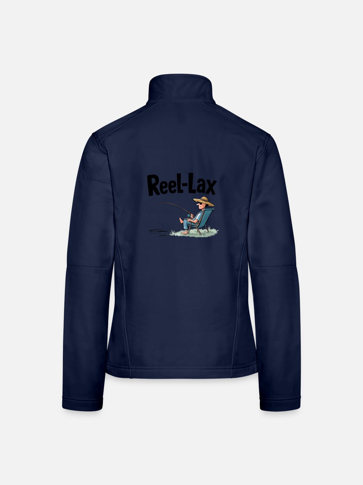 Reel-lax - Women's Softshell Jacket - navy - Back