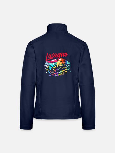 Überbackene Lasagne Familienessen - Frauen Softshelljacke - Navy