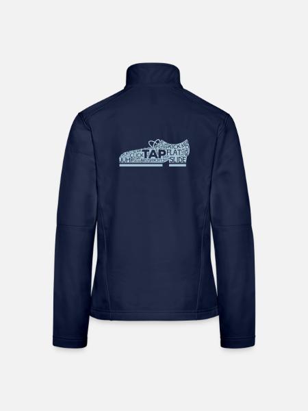 Stepptanz Stepptanz Jazz-Tänzer Stepptanz - Frauen Softshelljacke - Navy