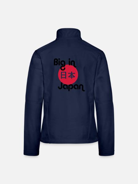 big in japan - Frauen Softshelljacke - Navy - Hinten