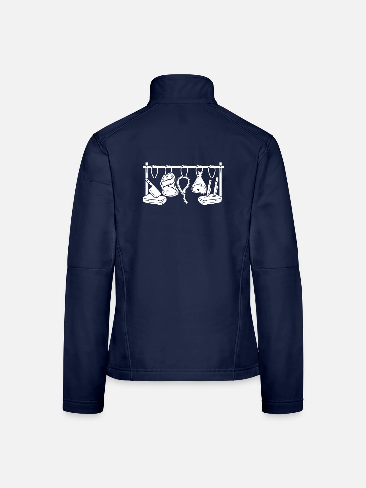 Metzger - Frauen Softshelljacke - Navy - Hinten