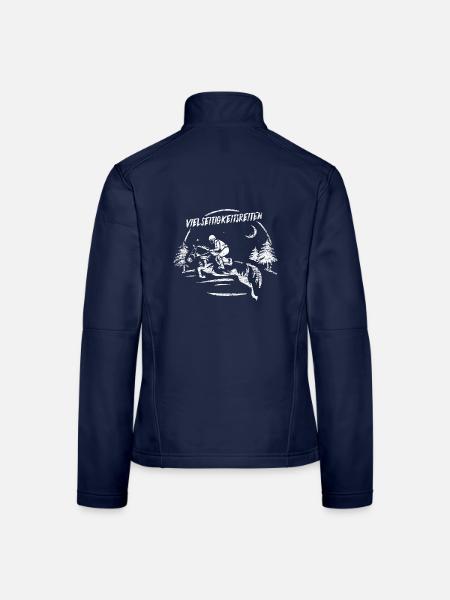 Kühne Vielseitigkeitsreiter Geländeritt - Frauen Softshelljacke - Navy - Hinten