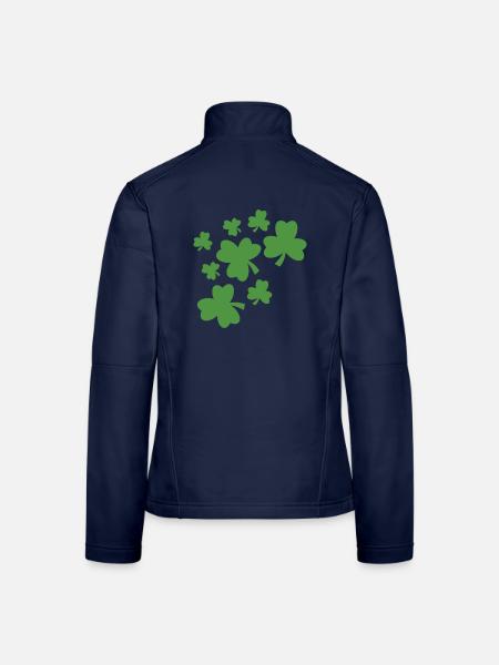 Kleeblatt - Frauen Softshelljacke - Navy - Hinten