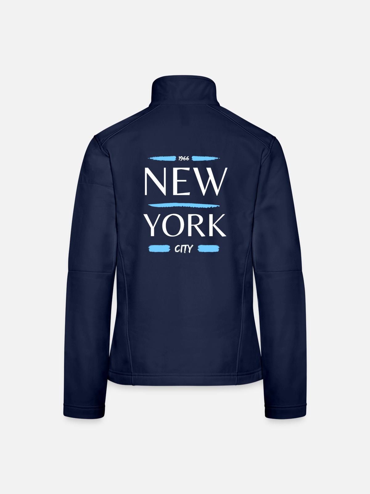 New York - Frauen Softshelljacke - Navy - Hinten